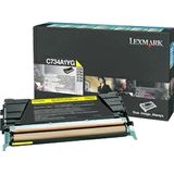 Lexmark C73x, X73x 6K gele retourprogr. tonercartr.
