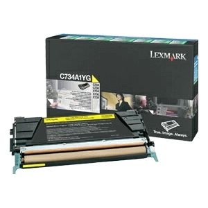 Lexmark C73x, X73x 6K gele retourprogr. tonercartr.