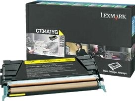 Lexmark C73x, X73x 6K gele retourprogr. tonercartr.