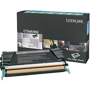 Lexmark C734A1KG toner (Opruiming) zwart (C734A1KG) - Toners - Origineel
