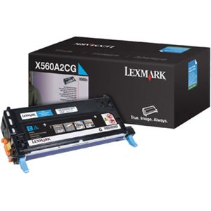 Lexmark X560A2CG toner cartridge cyaan (origineel)