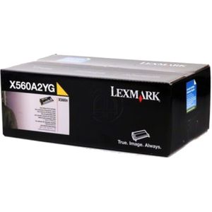 Lexmark X560A2YG toner cartridge geel (origineel)
