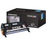 Lexmark X560H2KG toner cartridge zwart hoge capaciteit (origineel)