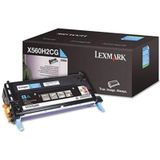 Lexmark X560H2CG toner cyaan hoge capaciteit (origineel)