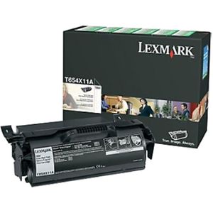 Lexmark T654X11E toner zwart extra hoge capaciteit (origineel)