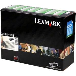 Lexmark X651H11E toner cartridge zwart (origineel)