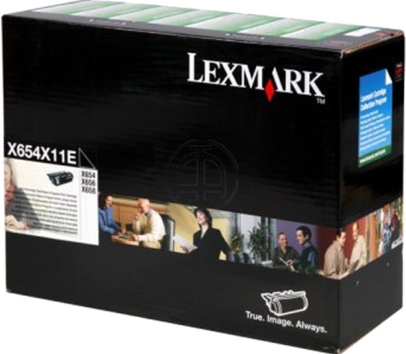 Lexmark X654, X656, X658 36K retourprogr. printcartr.