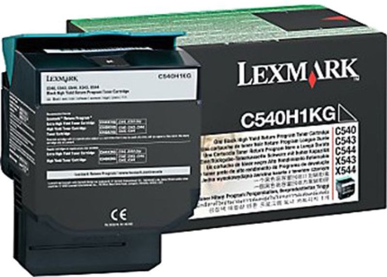 Lexmark C54x, X54x 2,5K zwarte retourprogr. tonercartr.
