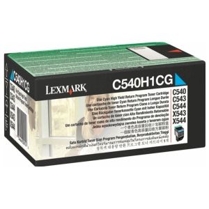 X546dtn, X548de/dte Lexmark Original Toner cyan 2.000 Seiten (C540H1CG) für C540n, C543dn, C544dn/dtn/dw/n, C546dtn, X543dn, X544dn/dtn/n/dw