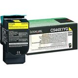 Lexmark C544, C546, X544, X546 4K gele retourpr. cartr.