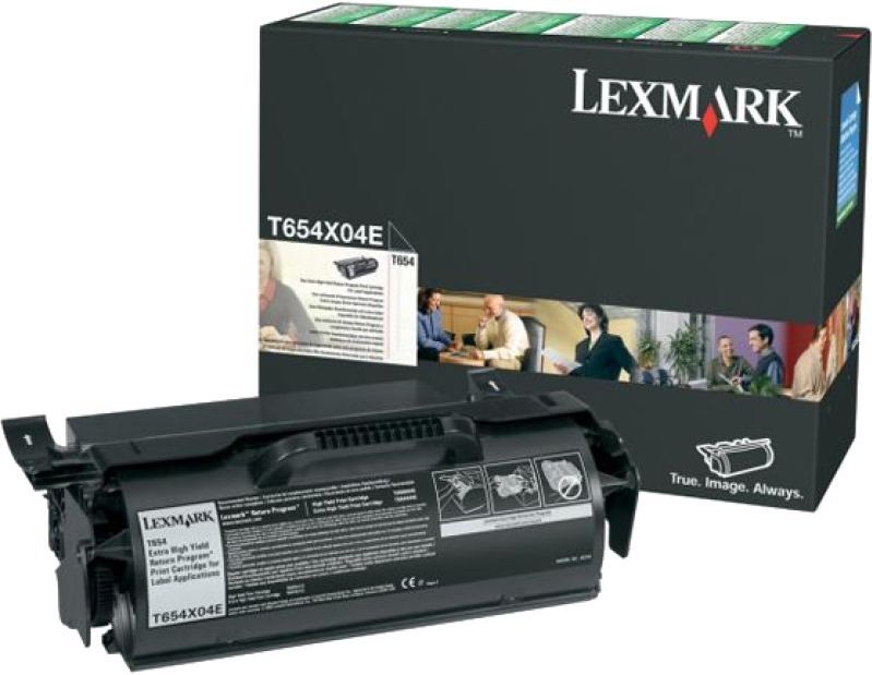 Lexmark T654, T656 36K retourprogr. etiketten-printcartr.