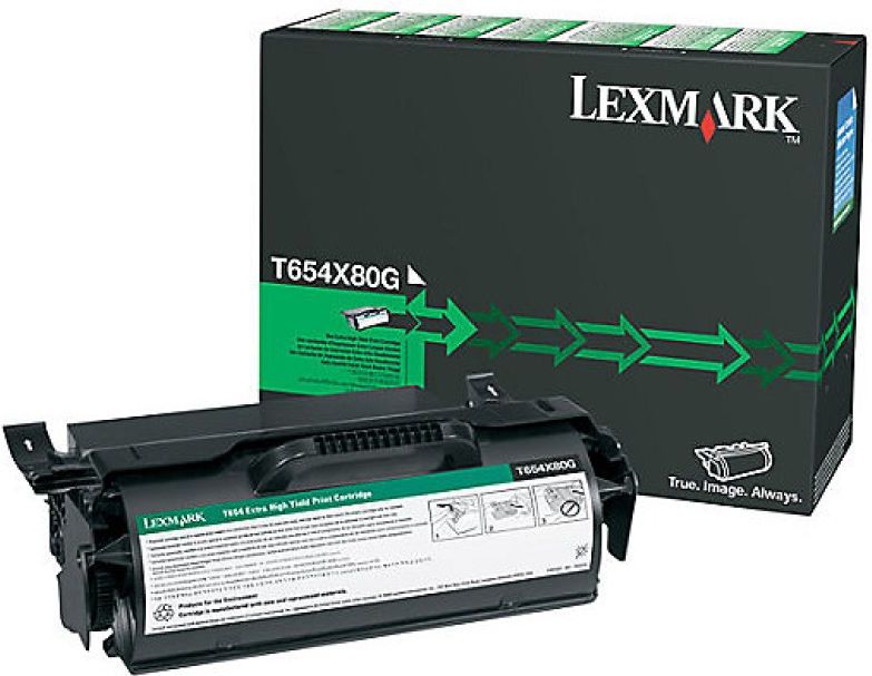 Lexmark T654X80G tonercartridge 1 stuk(s) Origineel Zwart