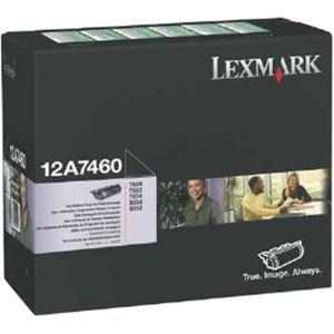 Lexmark 12A7460 toner cartridge zwart (origineel)