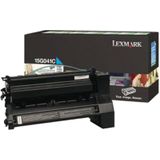 Lexmark C752(L), C76x 6K cyaan retourprogr. printcartr.