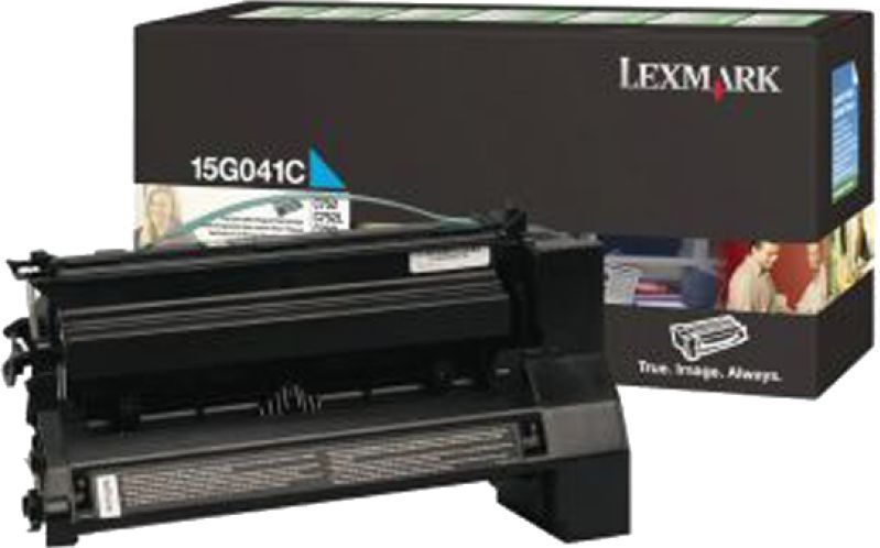 Lexmark C752(L), C76x 6K cyaan retourprogr. printcartr.