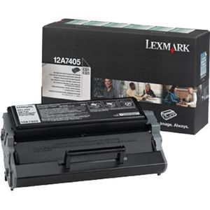 Lexmark 12A7405 toner zwart hoge capaciteit (origineel)