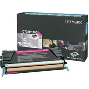 Lexmark C736H1MG toner magenta hoge capaciteit (origineel)