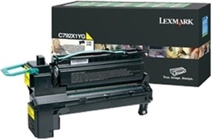 Lexmark C792X1YG tonercartridge 1 stuk(s) Origineel Geel