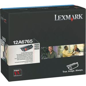 Lexmark zwarte toner voor Optra T62xx laserprinter