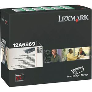 Lexmark 12A6869 etiketten toner cartridge hoge capaciteit (origineel)