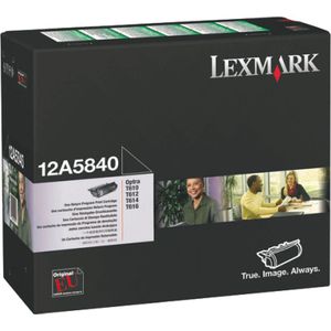 Lexmark 12A5840 toner zwart (origineel)