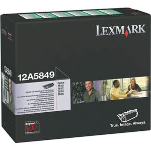 Lexmark 12A5849 etiketten toner cartridge hoge capaciteit (origineel)