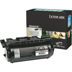 Lexmark X644H11E toner cartridge zwart hoge capaciteit (origineel)