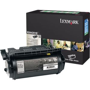 Lexmark X644X11E toner cartridge zwart extra hoge capaciteit (origineel)