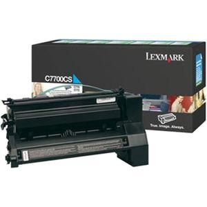 Lexmark C7700CS toner cartridge cyaan (origineel)