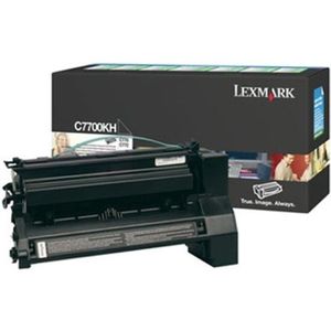 Lexmark C7700KH toner cartridge zwart hoge capaciteit (origineel)