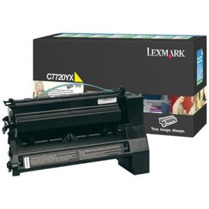 Lexmark C7720YX toner cartridge geel extra hoge capaciteit (origineel)