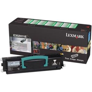 Lexmark E352H11E toner cartridge zwart (origineel)