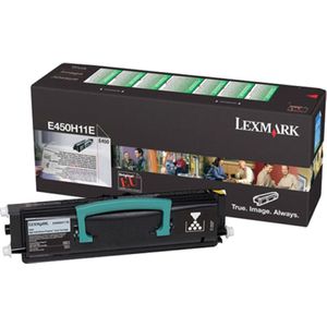 Lexmark E450H11E toner cartridge zwart hoge capaciteit (origineel)