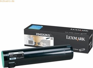 Lexmark X940e, X945e 36K zwarte tonercartridge