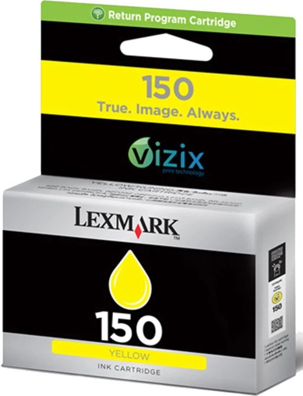 Lexmark 14N1610E inktcartridge 1 stuk(s) Origineel Hoog (XL) rendement Geel