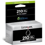 Lexmark Nr.210XL (14L0174E) inktcartridge zwart hoge capaciteit (origineel)