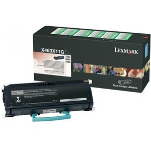 Lexmark X463X11G toner zwart extra hoge capaciteit (origineel)