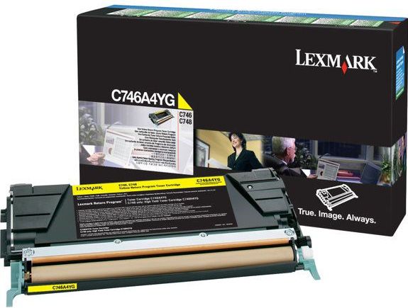 Lexmark C746A1YG tonercartridge 1 stuk(s) Origineel Geel