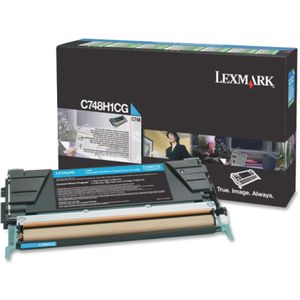 Lexmark C748H1CG tonercartridge 1 stuk(s) Origineel Cyaan