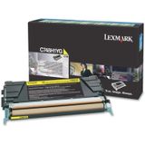 Lexmark C748H1YG toner cartridge geel hoge capaciteit (origineel)