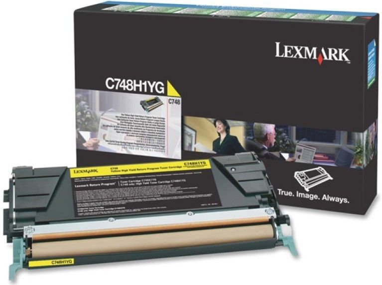 Lexmark C748H1YG tonercartridge 1 stuk(s) Origineel Geel