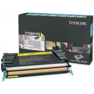 Lexmark 24B5806 tonercartridge 1 stuk(s) Origineel Geel