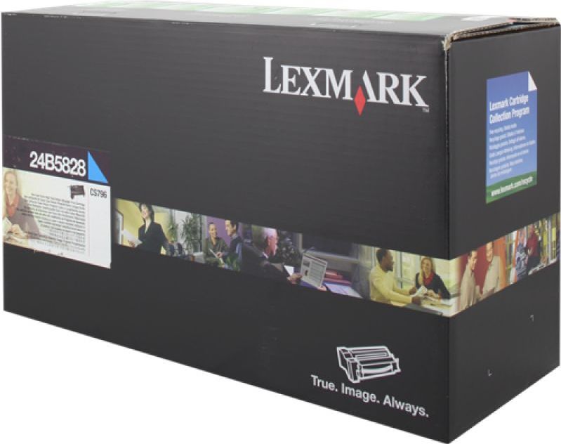Lexmark 24B5828 tonercartridge 1 stuk(s) Origineel Cyaan