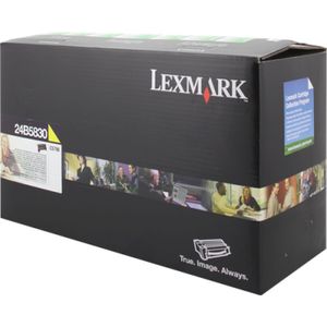 Lexmark 24B5830 toner geel (origineel)