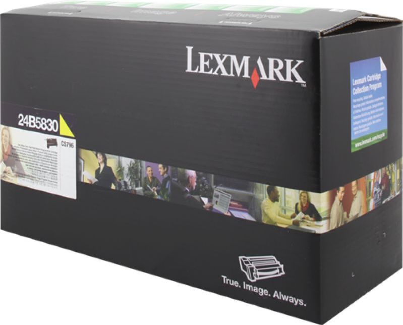 Lexmark 24B5830 tonercartridge 1 stuk(s) Origineel Geel