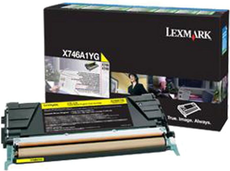 Lexmark Druckkassette X746A1YG gelb
