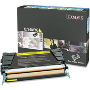 Lexmark X748H1YG tonercartridge 1 stuk(s) Origineel Geel