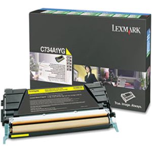 Lexmark X748H1YG toner cartridge geel hoge capaciteit (origineel)