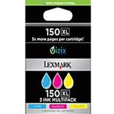 Lexmark 150XL multipack C/M/Y (Opruiming) kleur (14N1807E) - Inktcartridge - Origineel Hoge Capaciteit