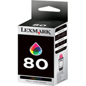 Lexmark 80 (Oude verpakking) kleur (12A1980E) - Inktcartridge - Origineel